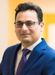 M. Ehsan Hoque, Assistant Professor of Computer Science and Electrical and Computer Engineering at the University of Rochester Hajim School of Engineering and Applied Sciences is pictured in Wegmans Hall June 27, 2017. // photo by J. Adam Fenster / University of Rochester